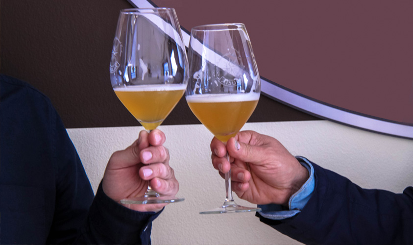 due calici di birra artigianale Friulana